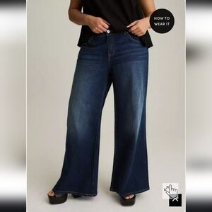 Torrid FESTI Baggy Low Rise Wide Leg Jean
